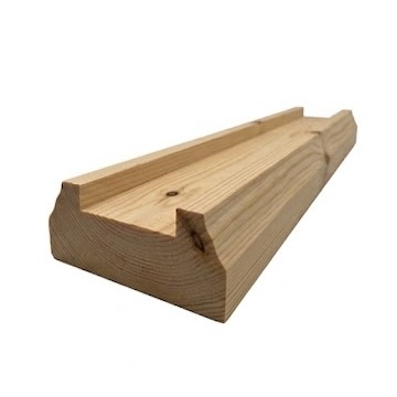 32mm Slot Pine TB Baserail